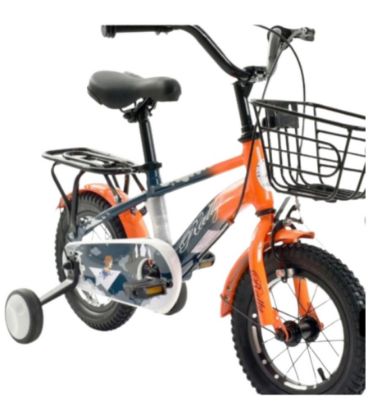 صورة دراجة رالي أطفال رياضية الشكل بلونين مقاس 12,14,16